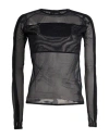 Johanna Parv Woman Top Black Size L Recycled Polyamide, Elastane In Black
