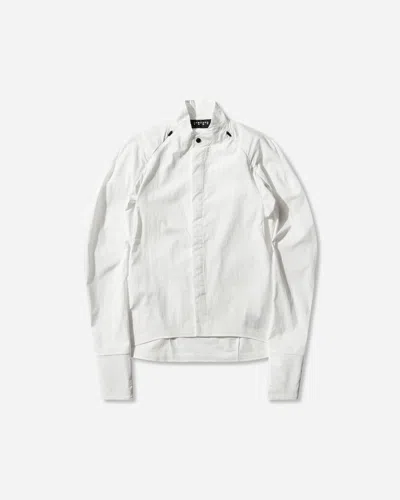 Johanna Parv Women S Long Sleeve Zip Shirt In White