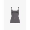 Johanna Parv X C4c X Pull And Bear X C4c X Pull And Bear Womens Grey Johanna Parva X C4c X Pull&bear Camisole Stretcj-jersey Top In Grey