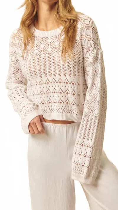 John & Jenn Ace Sweater In Dove In Neutral