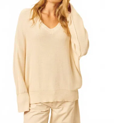 John & Jenn Avery Sweater, 2 Colors In Coconut In Pink