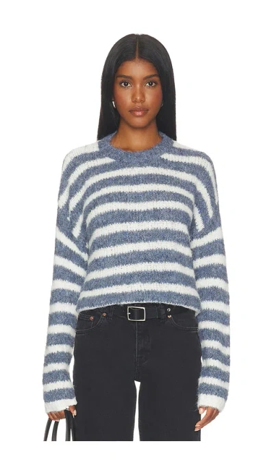 John & Jenn By Line Carmen Sweater In Blue