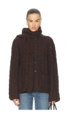 John & Jenn By Line Zaire Cardigan In Brown