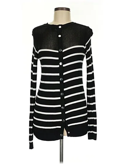 Pre-owned John & Jenn Cardigan Sweater In Black