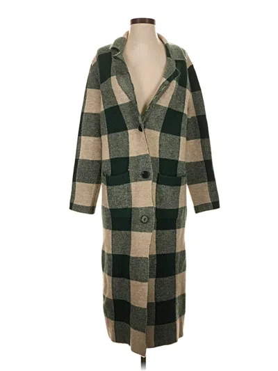 Pre-owned John & Jenn Cardigan Sweater In Green