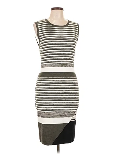 Pre-owned John & Jenn Casual Dress In Gray