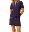 John & Jenn Dante Skirt In After Dark In Blue