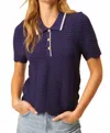 John & Jenn Dion Top In After Dark In Blue