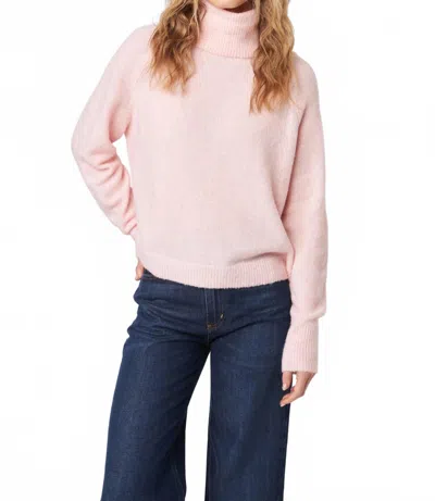 John & Jenn Emmett Turtleneck Sweater In Ballerina Pink
