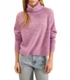 John & Jenn Emmett Turtleneck In Candy Floss In Purple