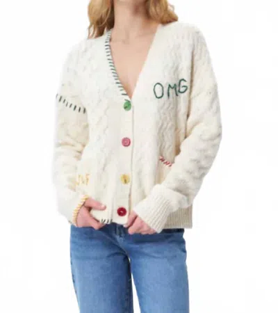 John & Jenn Josh Long Sleeve Cardigan In White