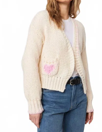 John & Jenn Kendrick Blushing Sweater In Vanilla In Multi