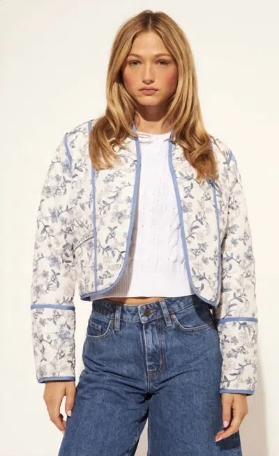 John & Jenn Marion Jacket In Iris Vines In Neutral