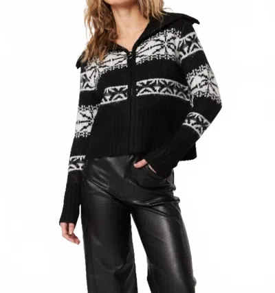 John & Jenn Maxim Sweater In Black Combo