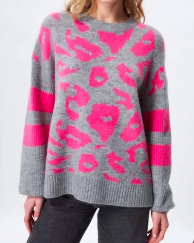 John & Jenn Phinn Sweater In Lava Stone In Pink
