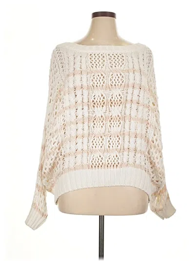 Pre-owned John & Jenn Poncho In White