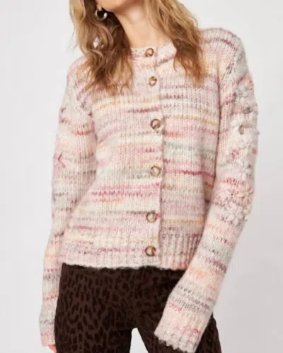 John & Jenn Prince Cardigan In Dreamy Winter In Neutral