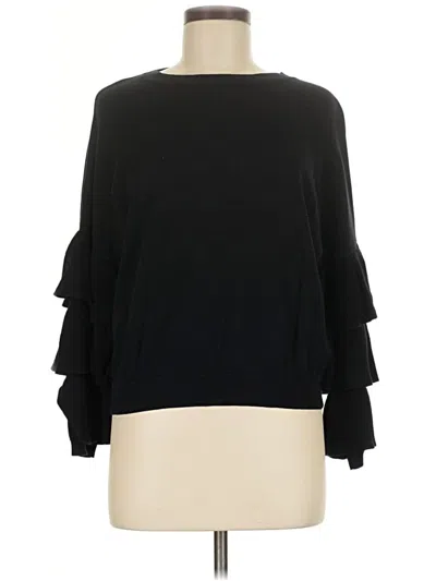 Pre-owned John & Jenn Pullover Sweater In Black