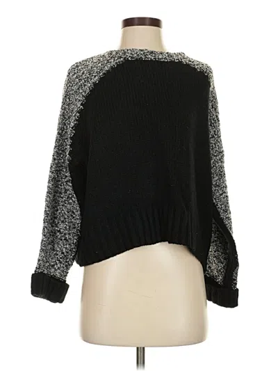 Pre-owned John & Jenn Pullover Sweater In Black