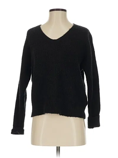 Pre-owned John & Jenn Pullover Sweater In Black