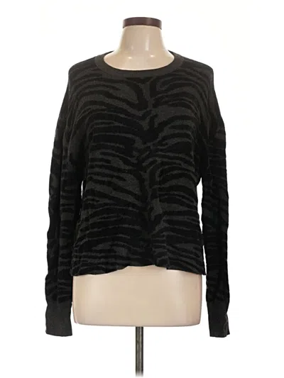 Pre-owned John & Jenn Pullover Sweater In Black