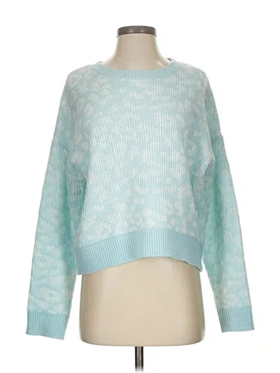 Pre-owned John & Jenn Pullover Sweater In Blue