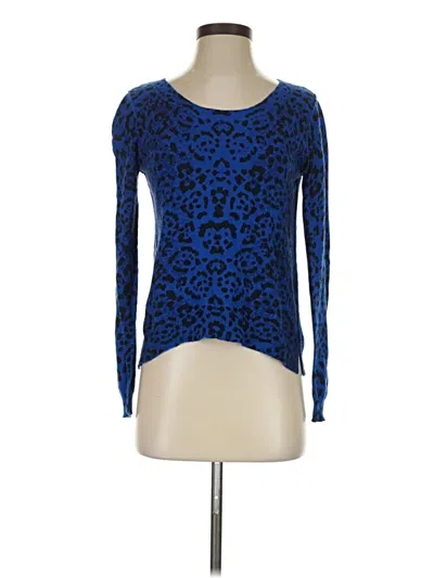 Pre-owned John & Jenn Pullover Sweater In Blue