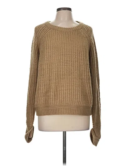 Pre-owned John & Jenn Pullover Sweater In Brown