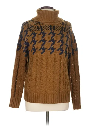 Pre-owned John & Jenn Pullover Sweater In Brown