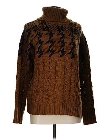 Pre-owned John & Jenn Pullover Sweater In Brown