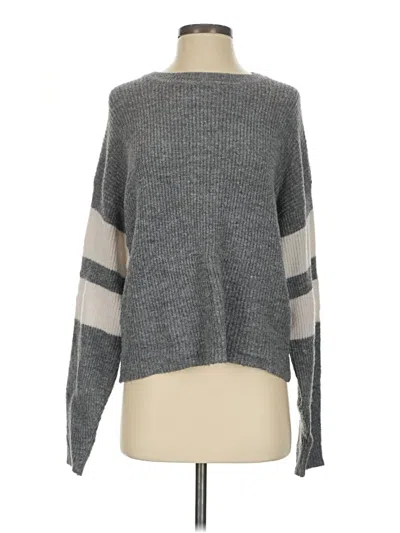 Pre-owned John & Jenn Pullover Sweater In Gray