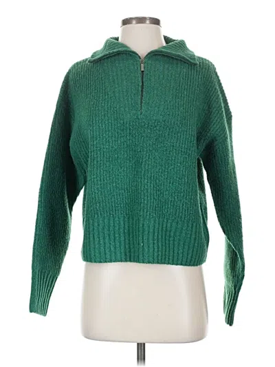 Pre-owned John & Jenn Pullover Sweater In Green