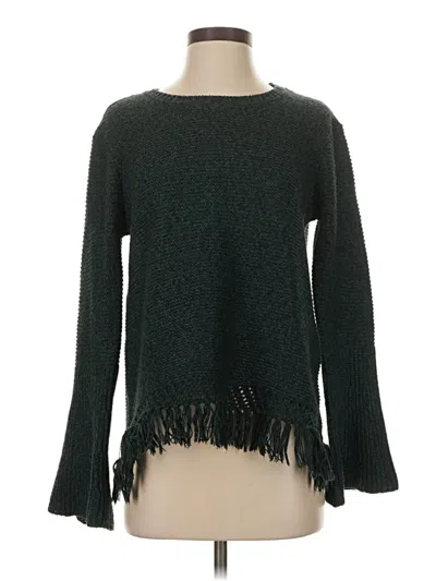 Pre-owned John & Jenn Pullover Sweater In Green