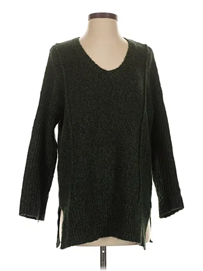 Pre-owned John & Jenn Pullover Sweater In Green