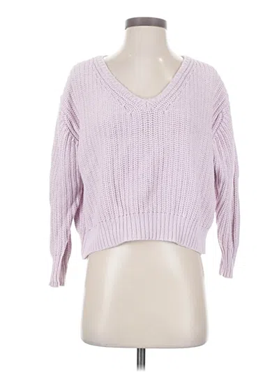 Pre-owned John & Jenn Pullover Sweater In Pink