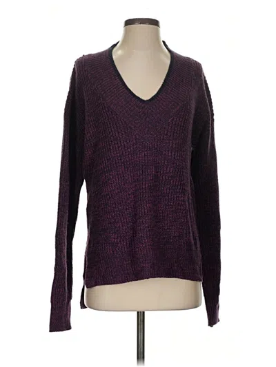 Pre-owned John & Jenn Pullover Sweater In Purple