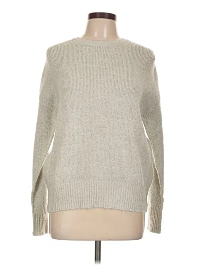 Pre-owned John & Jenn Pullover Sweater In Silver