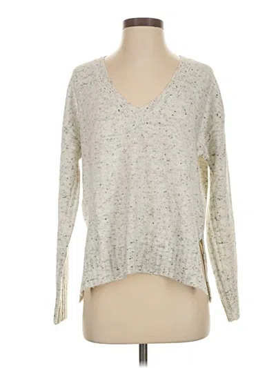 Pre-owned John & Jenn Pullover Sweater In Silver