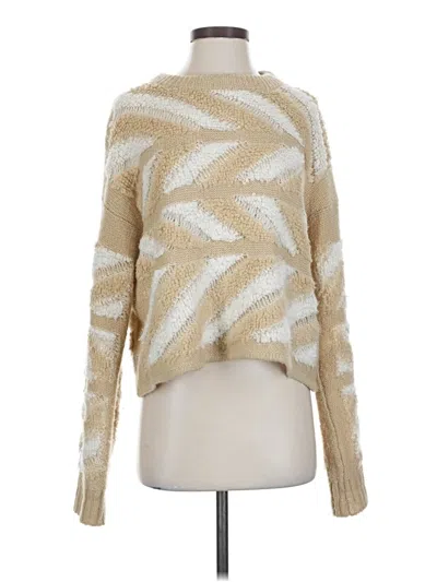 Pre-owned John & Jenn Pullover Sweater In Tan