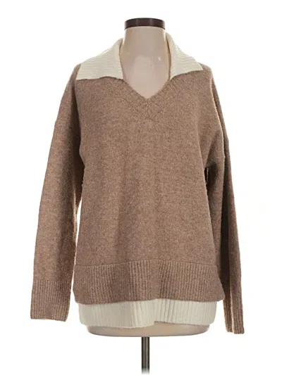 John & Jenn Pullover Sweater In Tan