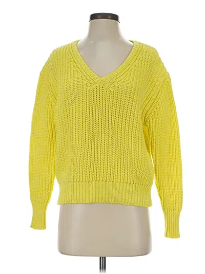 John & Jenn Pullover Sweater In Yellow