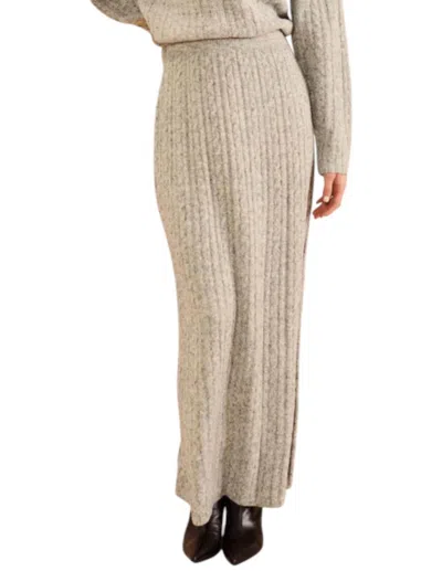 John & Jenn Raymond Skirt In Smokey Cloud In Gray