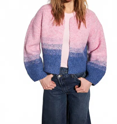 John & Jenn Reece Cardigan In Candy Floss In Multi