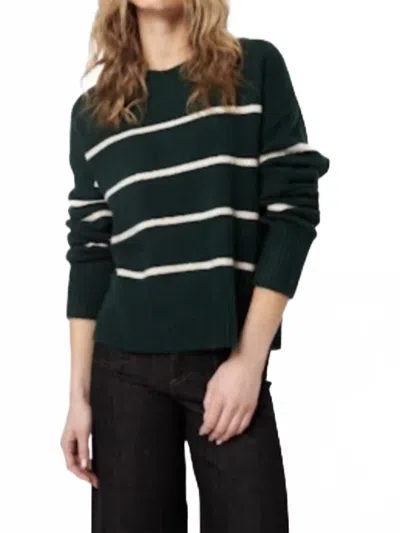 John & Jenn Roscoe Sweater In Spruce In Green