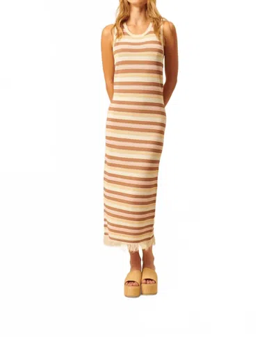 John & Jenn Soiree Maxi Dress In Sunset In Brown