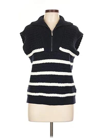 Pre-owned John & Jenn Sweater Vest In Black