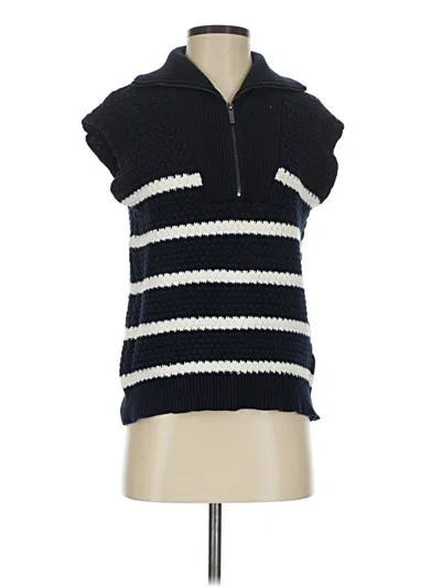 Pre-owned John & Jenn Sweater Vest In Blue