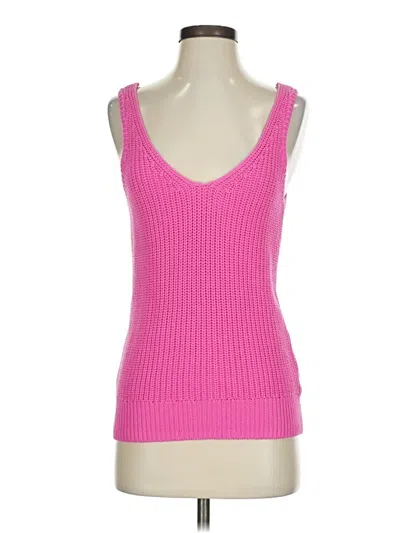 Pre-owned John & Jenn Sweater Vest In Pink