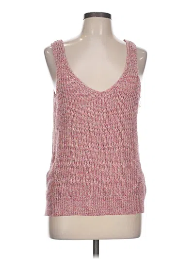 Pre-owned John & Jenn Sweater Vest In Pink