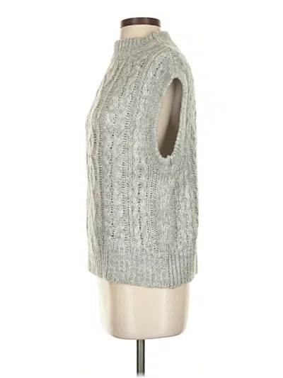Pre-owned John & Jenn Sweater Vest In Silver